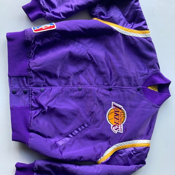 Lakers starter jacket Mens L vintage satin - Picture 1 of 1